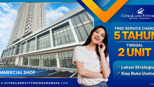 Dapatkan Promo Free Service Charge 5 Tahun! Tinggal 2 Unit!